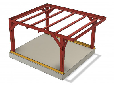 Nohy 50x50x3, rám a první lamela 50x50x5, zbylé lamely 40x40x4, větrování 50x5, plochu pod nohama ještě nějak rozšířím