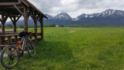 Nad obcou Gerlachov, v pozadí Gerlach