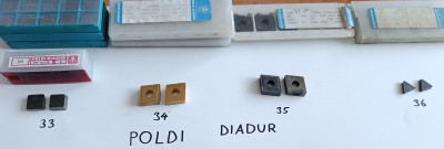 Poldi diadur <br />33) SPCN 1504ZZTR : 567ks<br />34) CNMM 190612 P30 : 80ks<br />35) CNMM 190612 K10 : 5ks<br />36) TPCN 1603 PD-TN K10 : 17ks