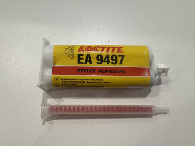 Loctite EA 9497 50ml z roku 2020, skladováno doma, 6ks vč. mísící špičky, 100Kč/ks