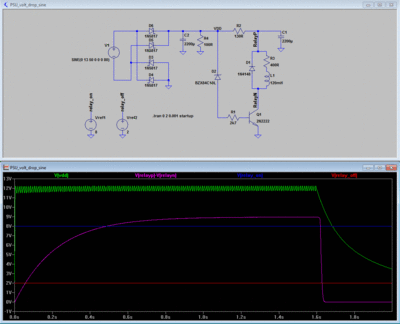 Emulace &quot;Slow On / Fast Off&quot; v LTSpice