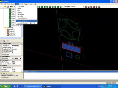 Zobrazení Cest linkami v 3D lze zapnou i zobrazení šířky frézy